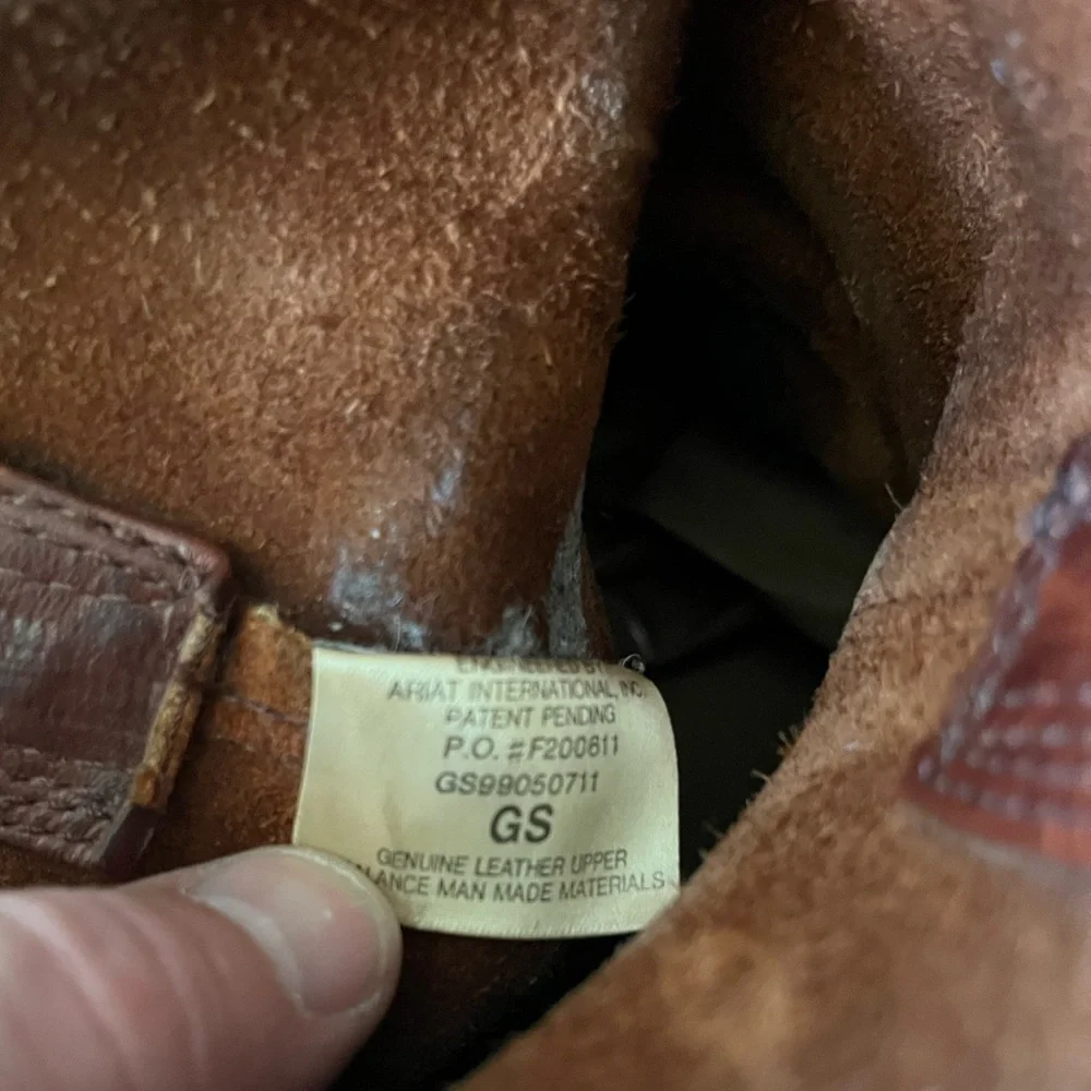 Ariat ACT Roper Brown Leather Boots‎ Men’s Sz 9D